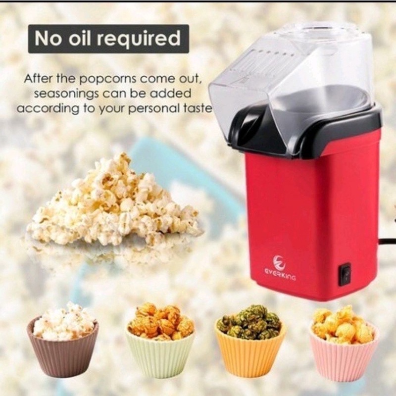 

MESIN ELECTRIC POPCORN MAKER HOT AIR CORN MACHINE
