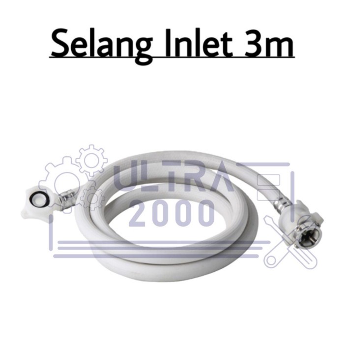 Selang Inlet Mesin Cuci 3M /  Slang Air Water Inlet Mesin Cuci Masuk Air 1 Tabung 2 tabung Sharp LG 