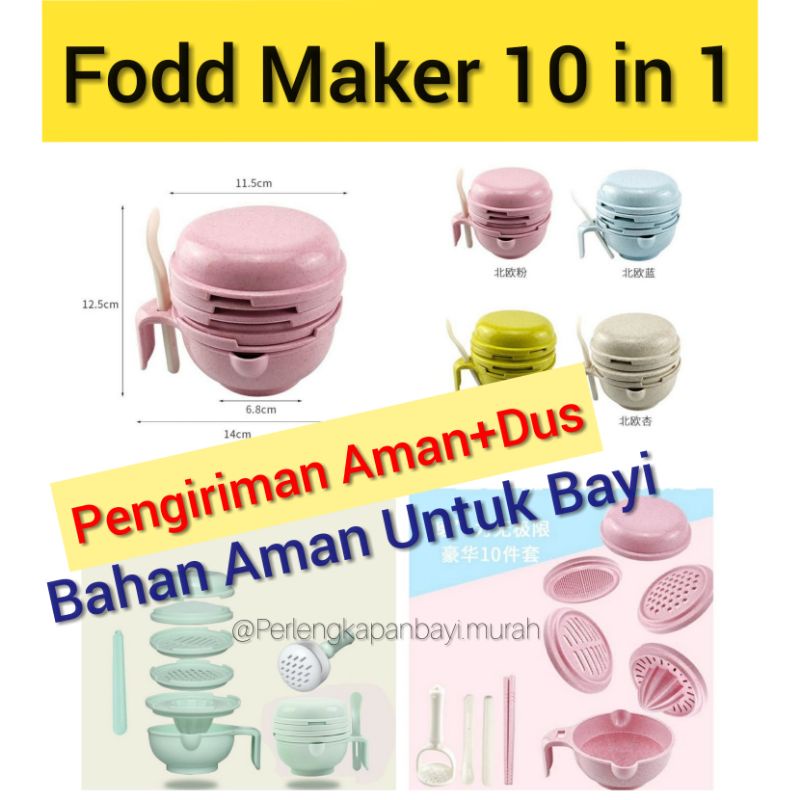 ALAT MPASI BAYI Baby Food Maker Grinding Bowl Alat GRINDING KIDDY Pembuat Makanan Bayi Anak 9pcs Grinder bayi makan Baby FoodALAT MPASI BAYI Baby Food Maker Grinding Bowl Alat Pembuat Makanan Bayi Anak 9pcs Grinder bayi makan  Baby Food Maker Grinding Bow