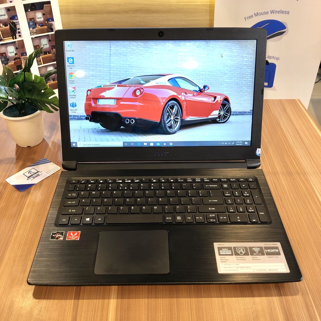 ACER ASPIRE 3 Ryzen 5 Ram 8 GB SSD 128 + 1 TB HDD Redeon Second Bekas