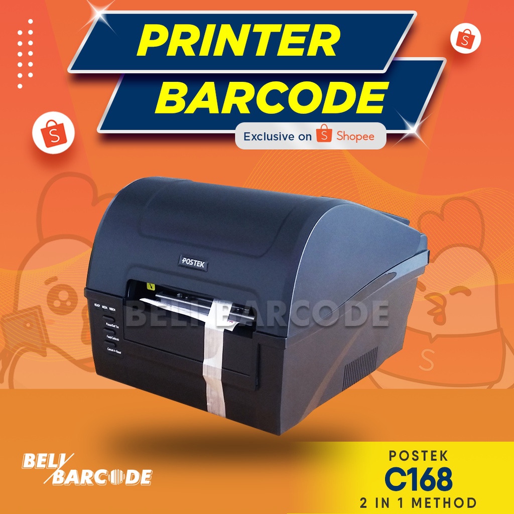 PRINTER BARCODE LABEL POSTEK C168 GARANSI ORI