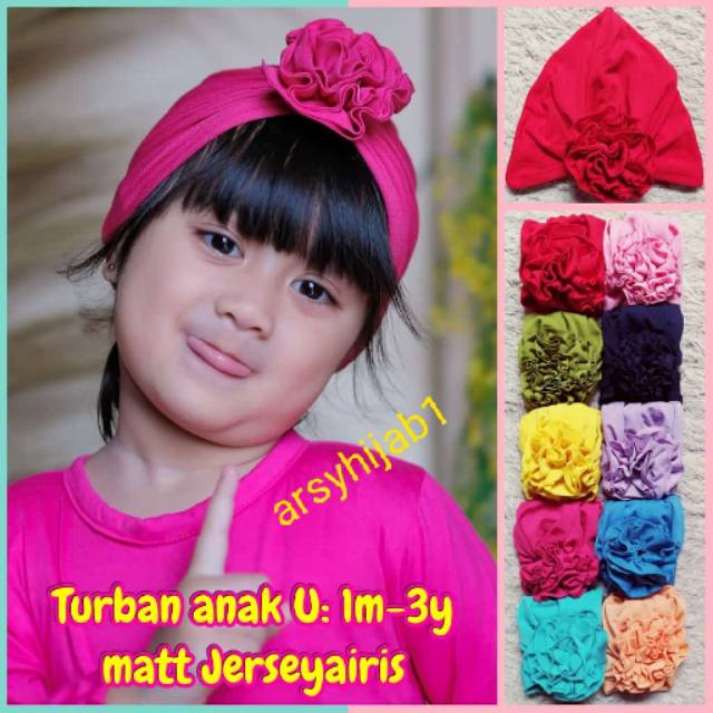 turban bayi bunga mekar