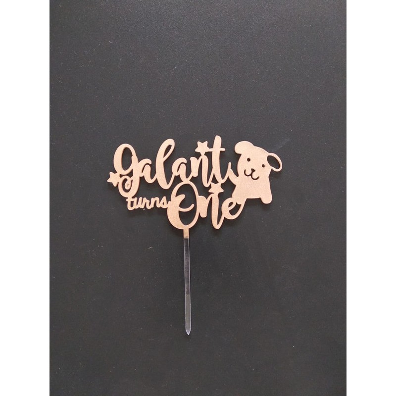 CUSTOM CAKE TOPPER / HIASAN KUE / TOPPER KUE CT - 052