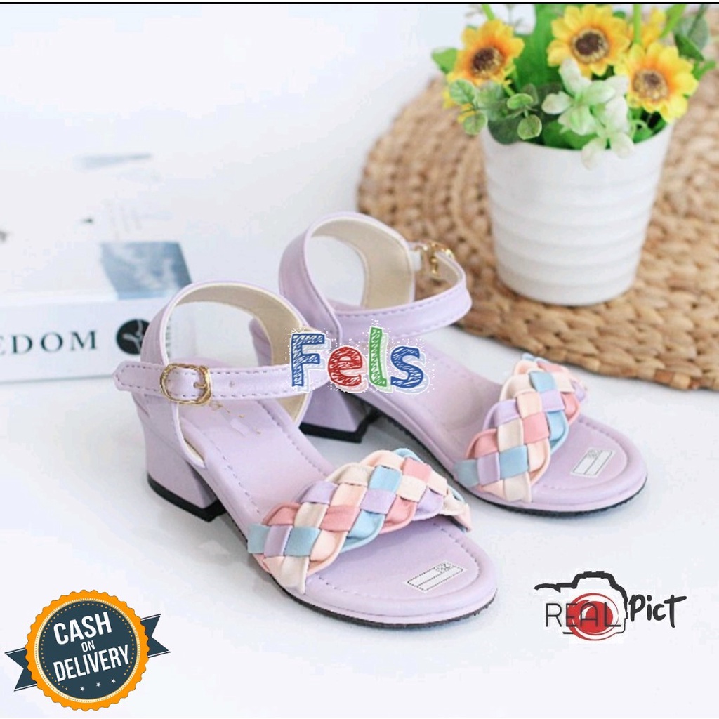 Fel's Lily Heels-Sendal Heels Anak wanita