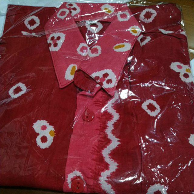 Kemeja Batik Anak Jumputan/kemeja Batik Anak Lengan Pendek/batik Anak Modern Termurah Di Pekalongan.