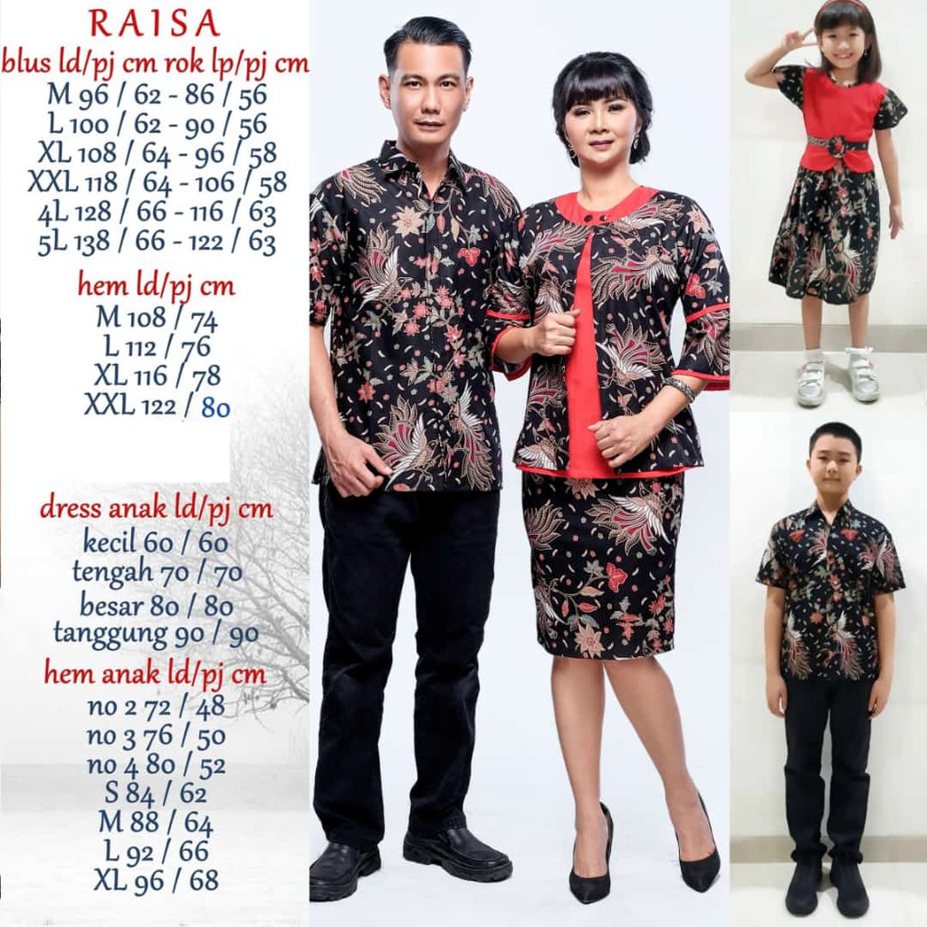 Vania Batik Couple Family Rb Raisa Batik Keluarga Batik Seragam Shopee Indonesia Batik seragam keluarga tanah abang