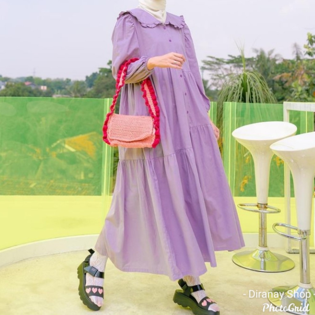 HAVA DRESS LILAC BY HAIDEEORLIN