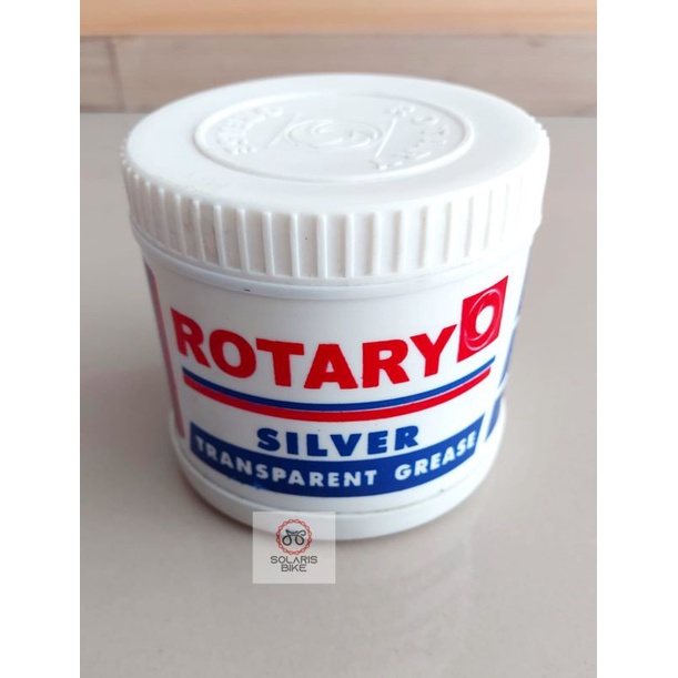 Pelumas Stempet Gemuk Paslin Rotary Silver Transparant Grease