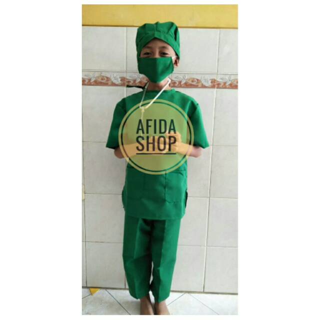 Baju profesi dokter bedah cilik/dokter jaga anak