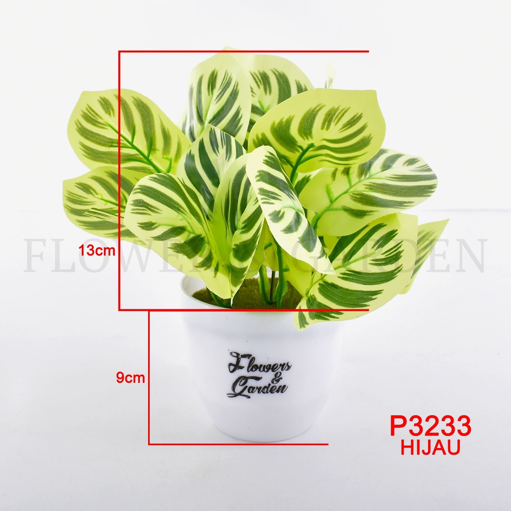 TIB TANAMAN HIAS TANAMAN DAUN PLASTIK TANAMAN HIAS RUMAH BUNGA HIAS BUNGA PLASTIK BUNGA P3233-2
