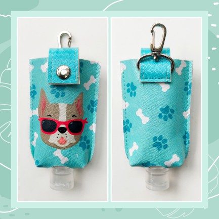 Gantungan Hand Sanitizer Lucu – Hand Sanitizer Holder – CocoSanitizer 13 – CS 13 - DOGGIE