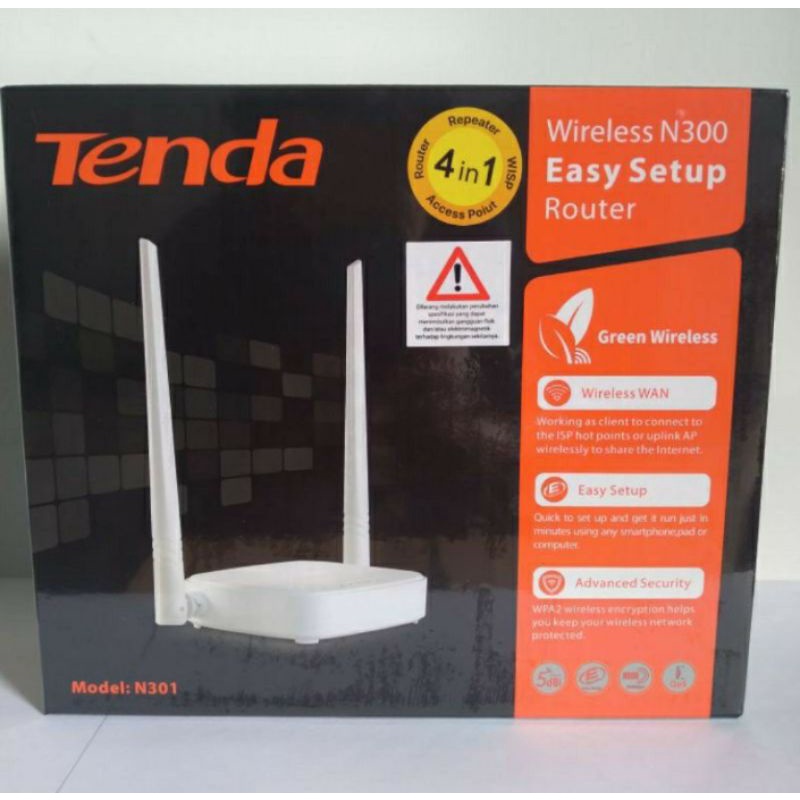 Tenda N301 Wireless Router 2 Antenna