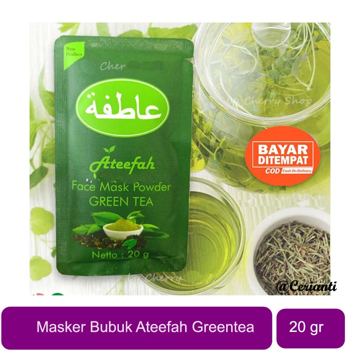 [20GR] [MASKER WAJAH] MASKER ARAB HIJAU HERBAL SOAP ATEEFAH BUKAN NALPARAMA | BUKAN SABUN ARAB_Cerianti