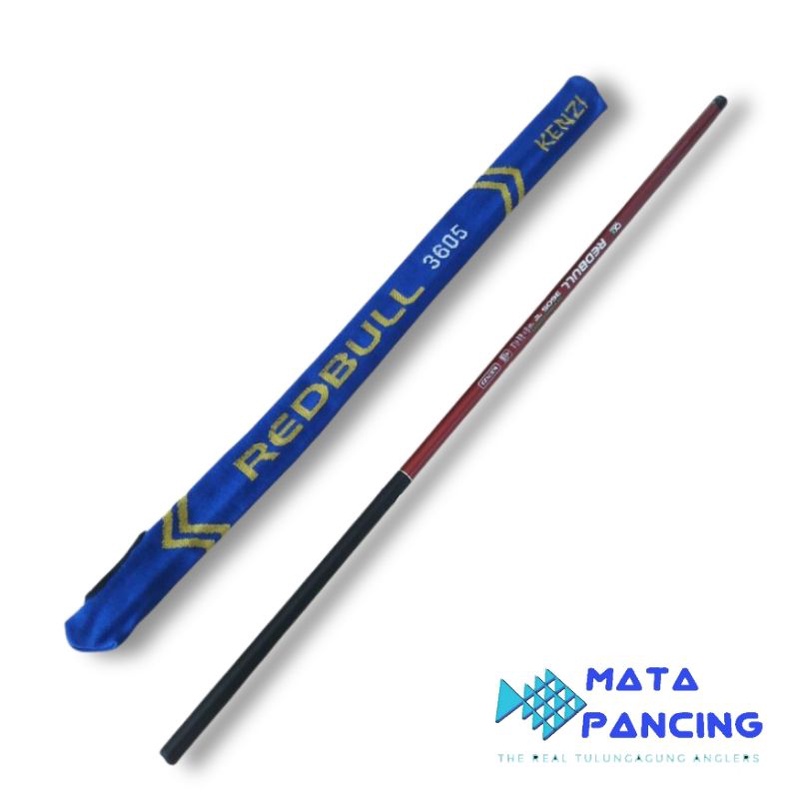 Joran tegek kenzi red bull 360 450 540 high carbon kenzi redbull hard action sejenis tegek lele