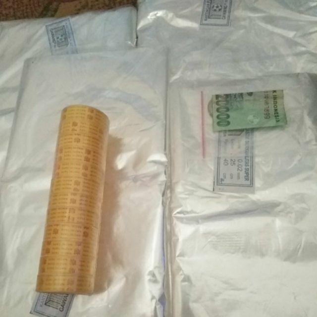 Plastik Pp Cap Gawang / Plastik Laundry 0.02x35x50