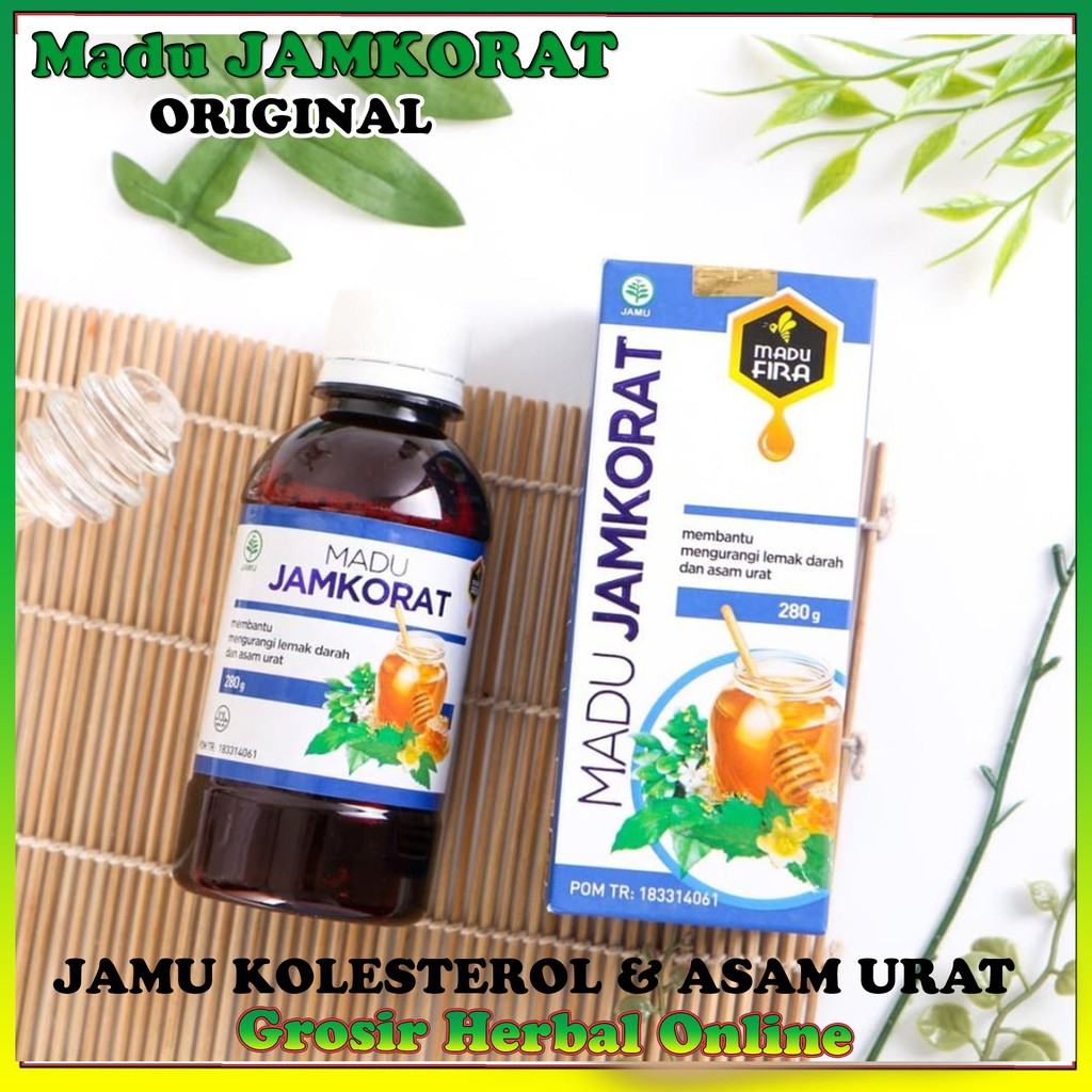 

Madu Jamkorat Herbal Kolesterol dan asam urat