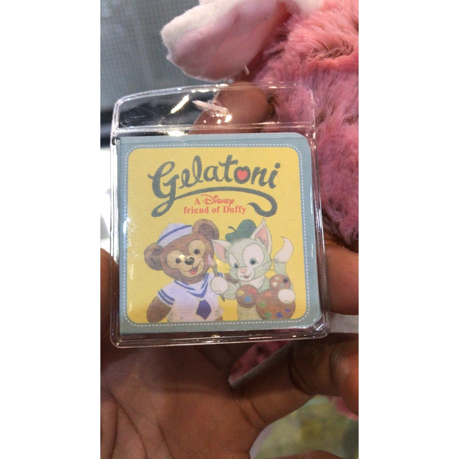 MAINAN BONEKA KUCING GELATONI CAT PINK DUFFY FRIENDS IMPOR