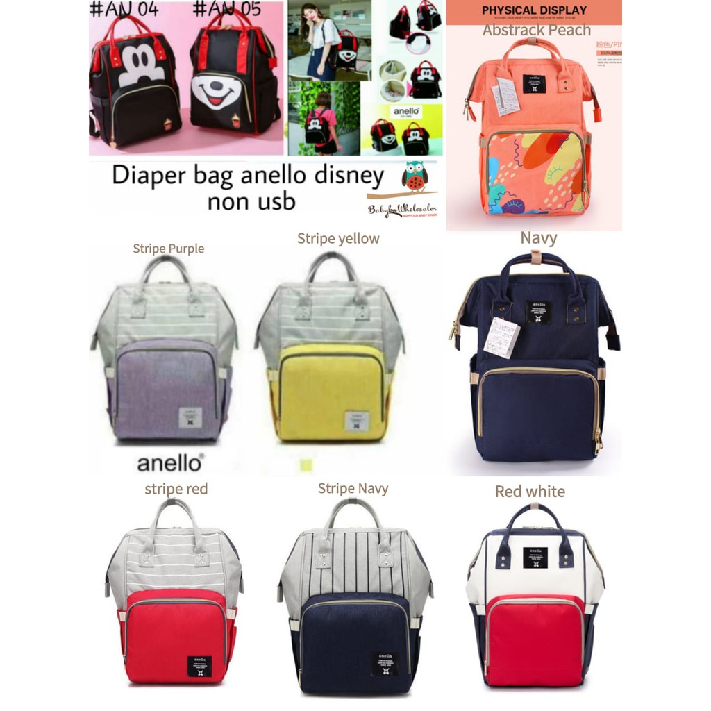 Tas diaper bag motif series  / tas perlengkapan bayi