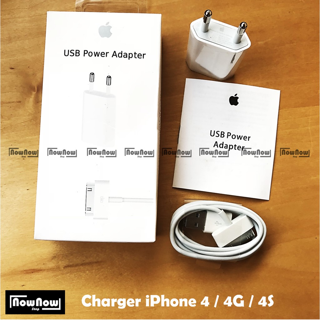 Charger iPhone 4 / 4G / 4S 30 pin usb cable | Shopee Indonesia