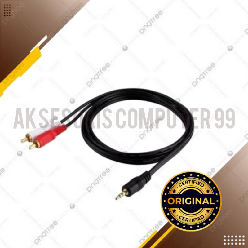 Kabel rca / Kabel rca 2 in 1 / Kabel rca audio / Kabel ux 2 in 1 / Kabel rca to aux / Kabel aux audio / Kabel aux 3 5 / Kabel audio 2 in 1 / Kabel jek speker ke hp