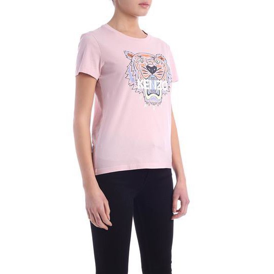 Kenzo tiger tshirt women  Color : pink  ( logo white )