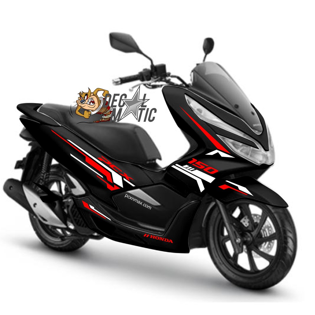 Cutting Sticker Striping PCX Hitam CSPC04