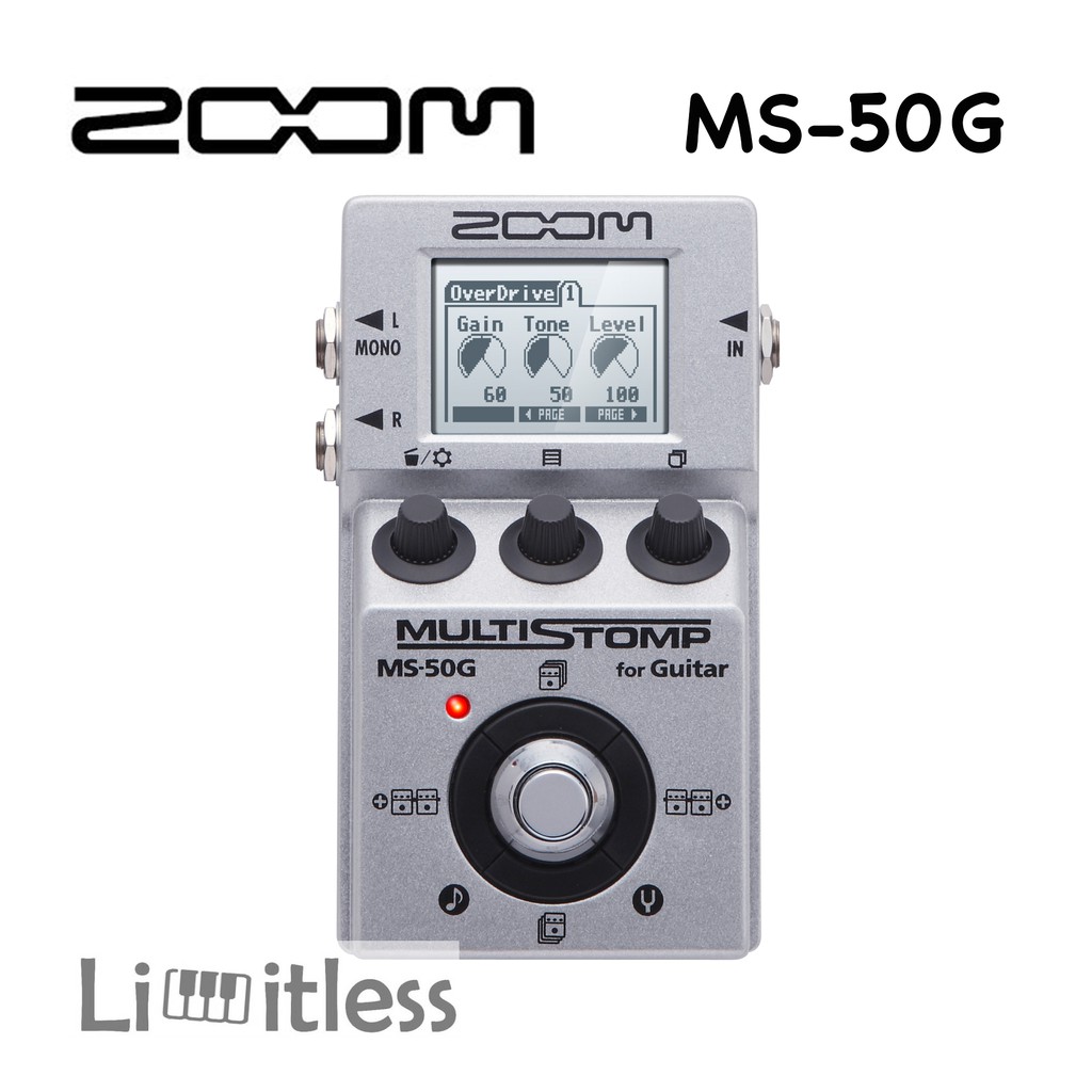 Efek Gitar ZOOM MS-50G MS50G Multistomp Garansi Original