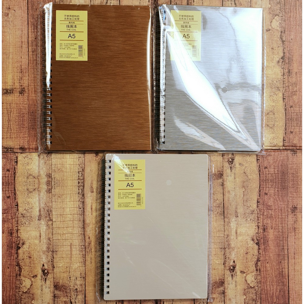 Notepad - Notebook Spiral Premium Merk Wengu A6 A5 FPXQ001 - Buku Spiral A5 A6