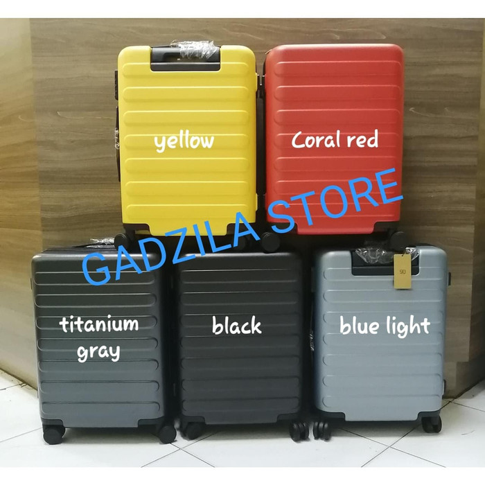 GROSIR MURAH KOPER XIAOMI 20INCH SEVEN BAR SERIES CABIN TRAVEL SUITCASE COLORFUL TITANIUM GREY