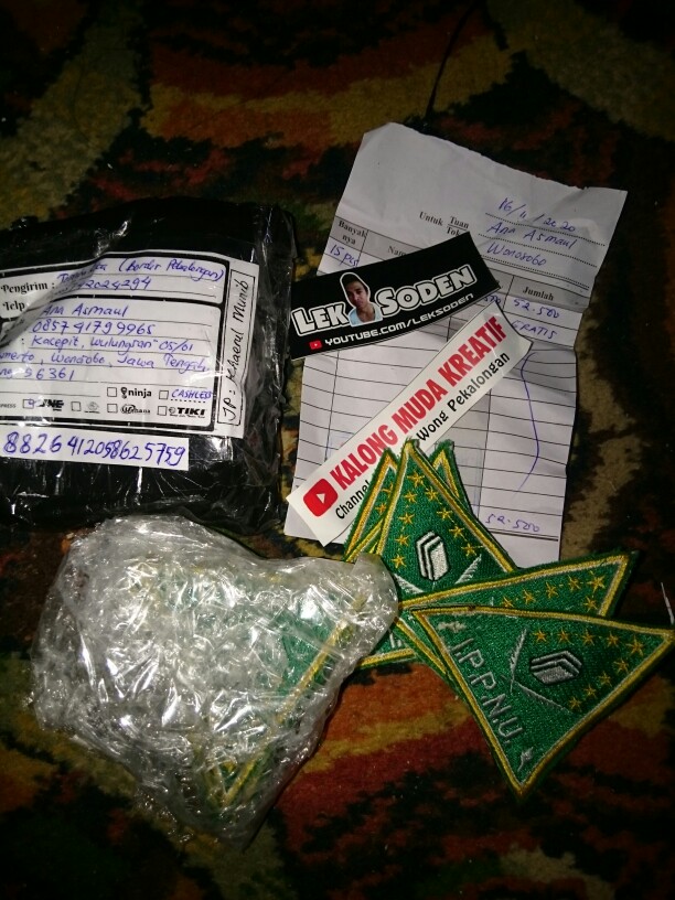 Badge Bordir Ippnu Emblem Bet Ikatan Pelajar Putri Nahdlatul Ulama Terbaru