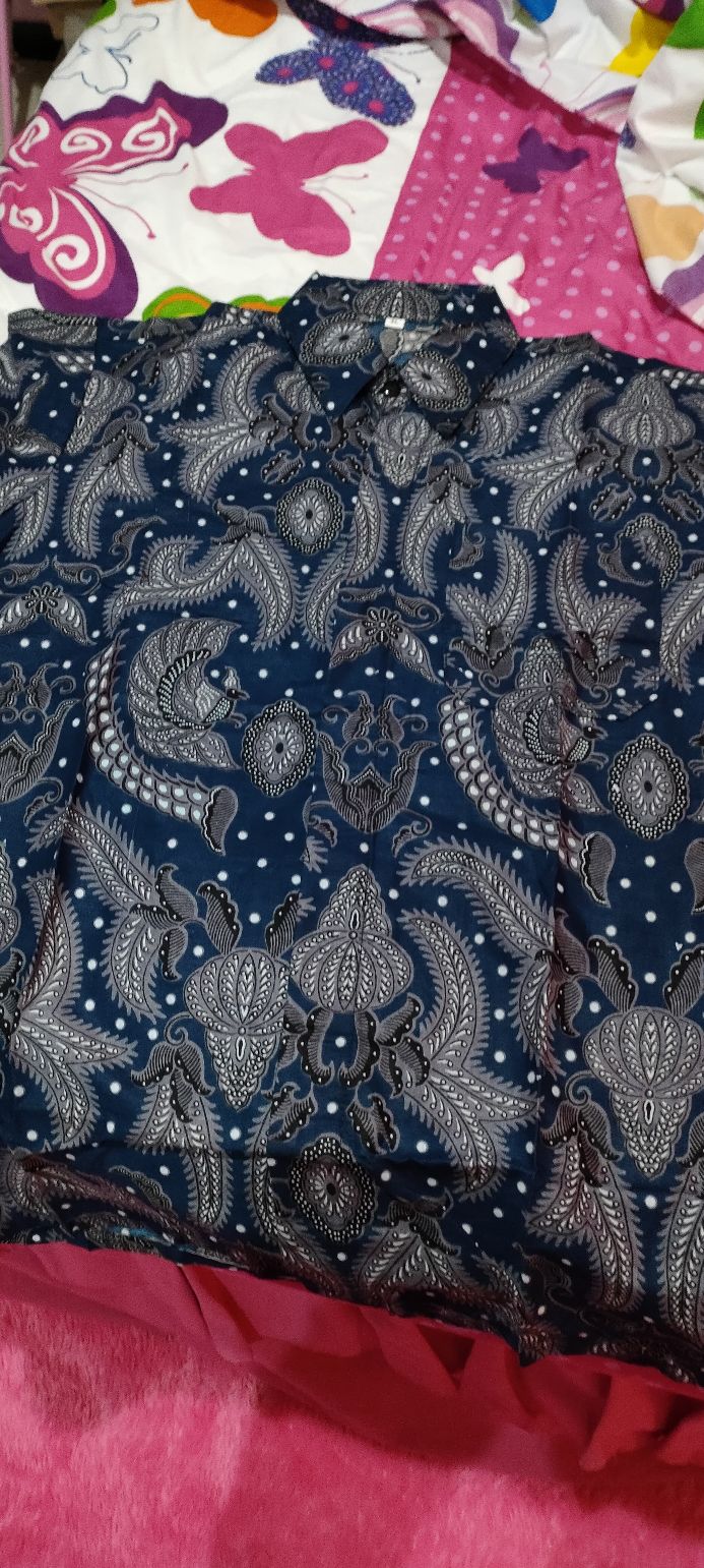 New Arrival Best Seller Promo Termurah Kemeja Batik Pria Kantor Pesta Baju Batik Hrb026 Gus Azmi