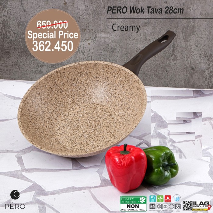 TERLARIS PERO CREAMY WOKPAN 28CM