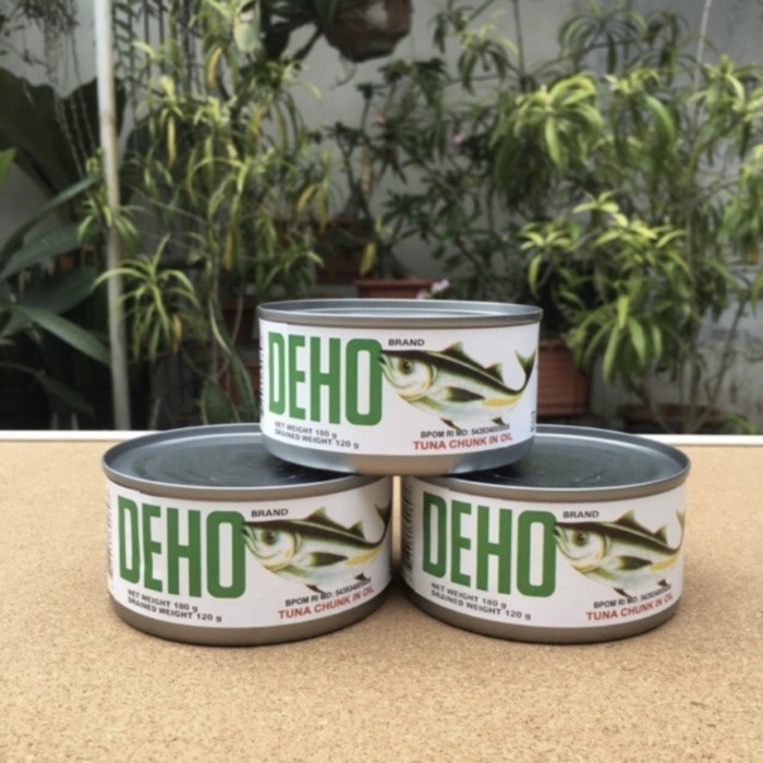 

Terlaris DEHO TUNA KALENG 180gr 1 karton 48pcs