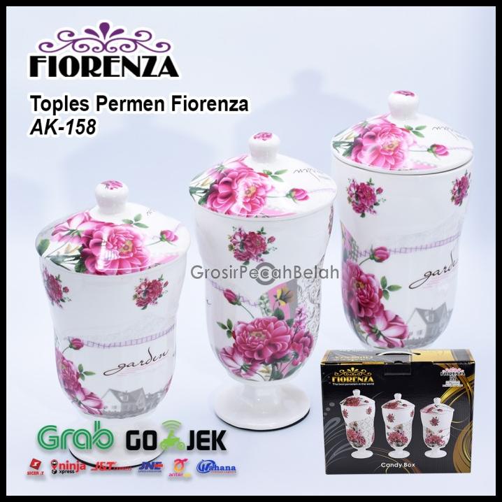 Toples Set Isi 3 Permen Jar Fiorenza Ak-158