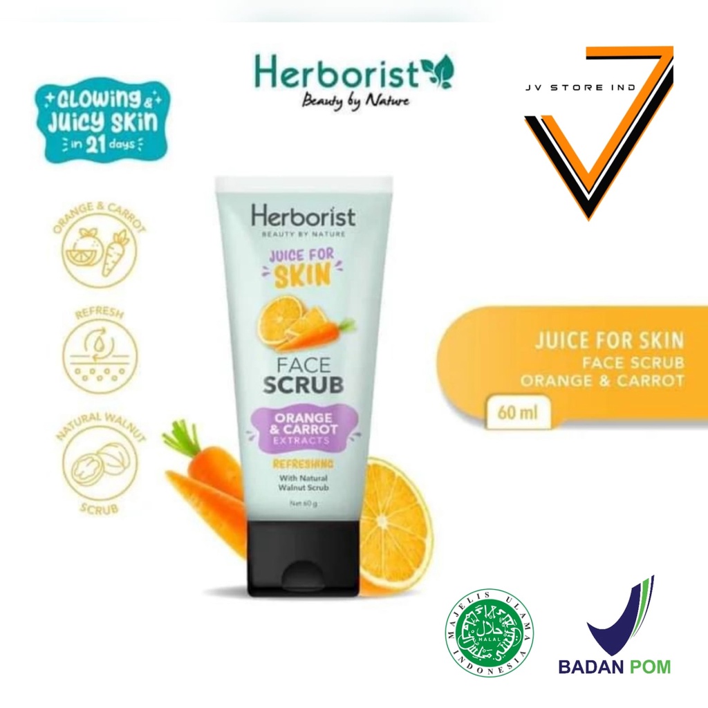 Herborist Juice FACE SCRUB Hydrating,Shooting,Refreshing