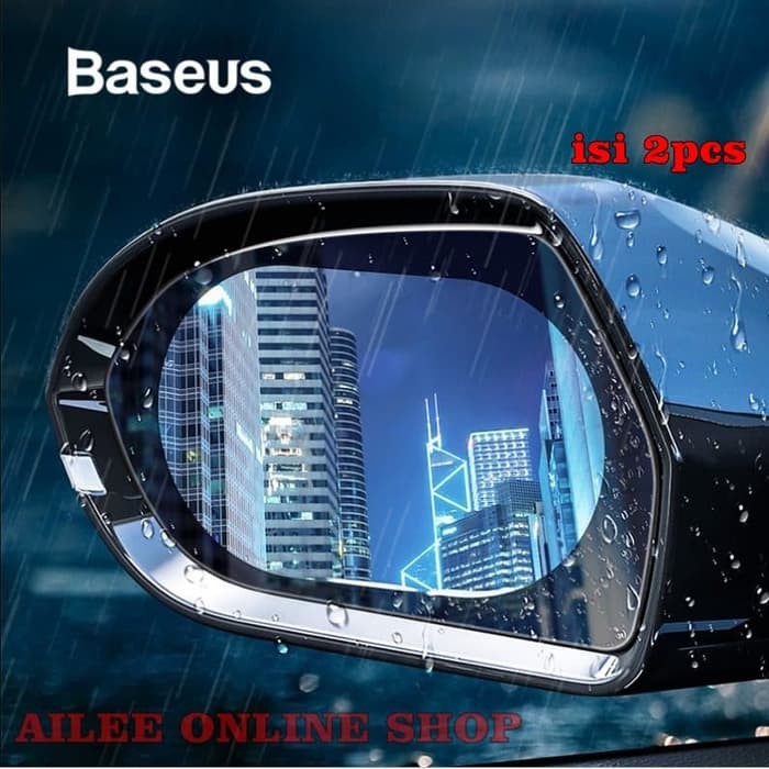 Baseus Sticker Rainproof Anti Air Embun Kaca Spion Fog free Mirror