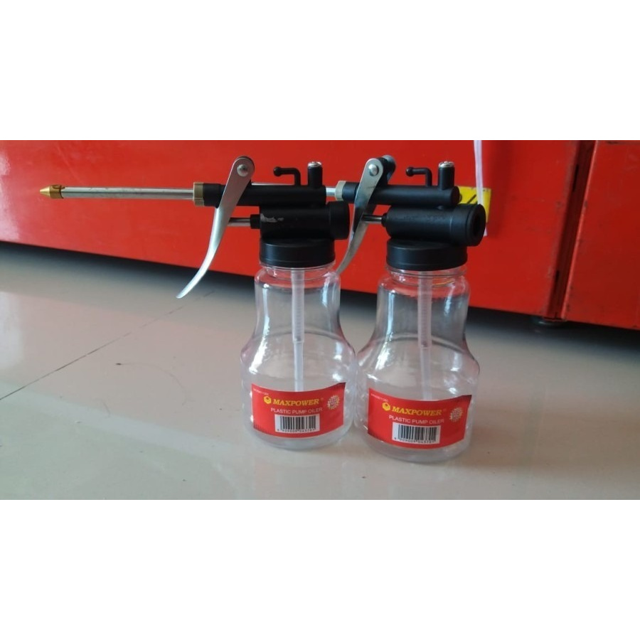 Maxpower Plastic Pump Oiler 280 ml Pompa Oli Botol Plastik