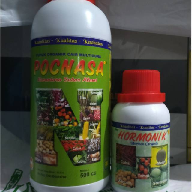 Paket Poc Nasa 500cc Dan Hormonik 100cc - Pupuk perangsang buah - perangsang akar
