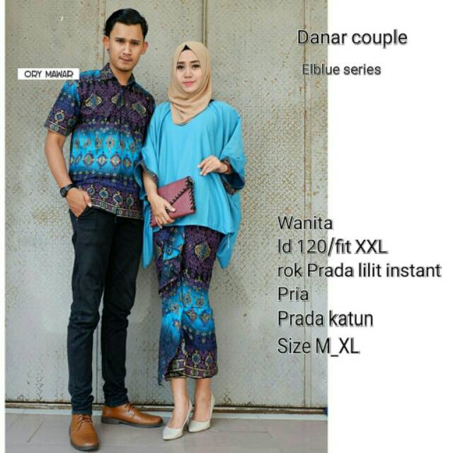 Couple Batik Jumbo Wanita RnB Batwing Murah Wanita Kekinian Sarimbit Lilit Prada Couple Lowo Gradasi