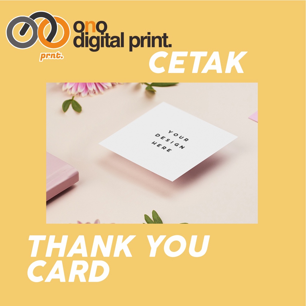 

Cetak Thank You Card Olshop Termurah Ukuran 4x6 cm