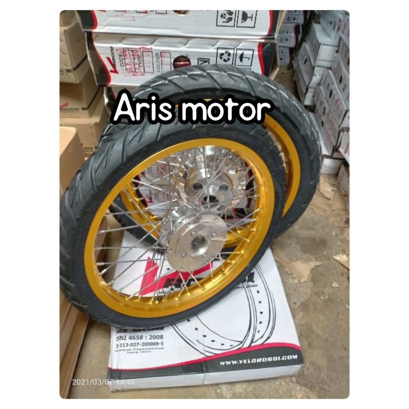 velg Mega pro Primus,gl pro ring 17 uk 160/185 plus ban