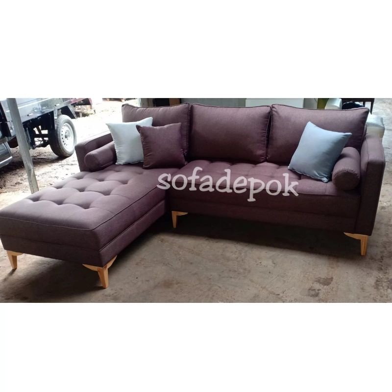 Sofa L sudut minimalis modern