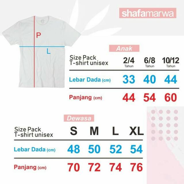 Shafa Marwa Kaos Sarimbit Anak Cewe SG23