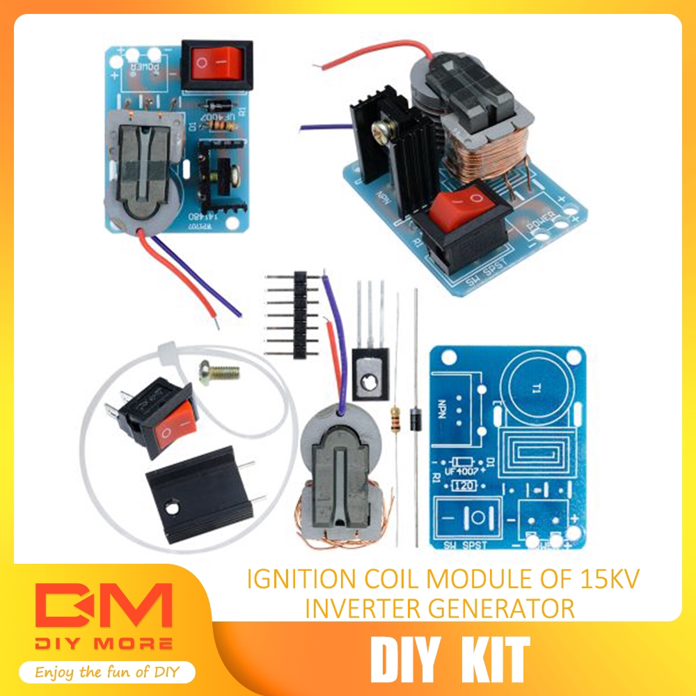 DIYMORE Kit Modul Board PCB Transformer Inverter 15kV