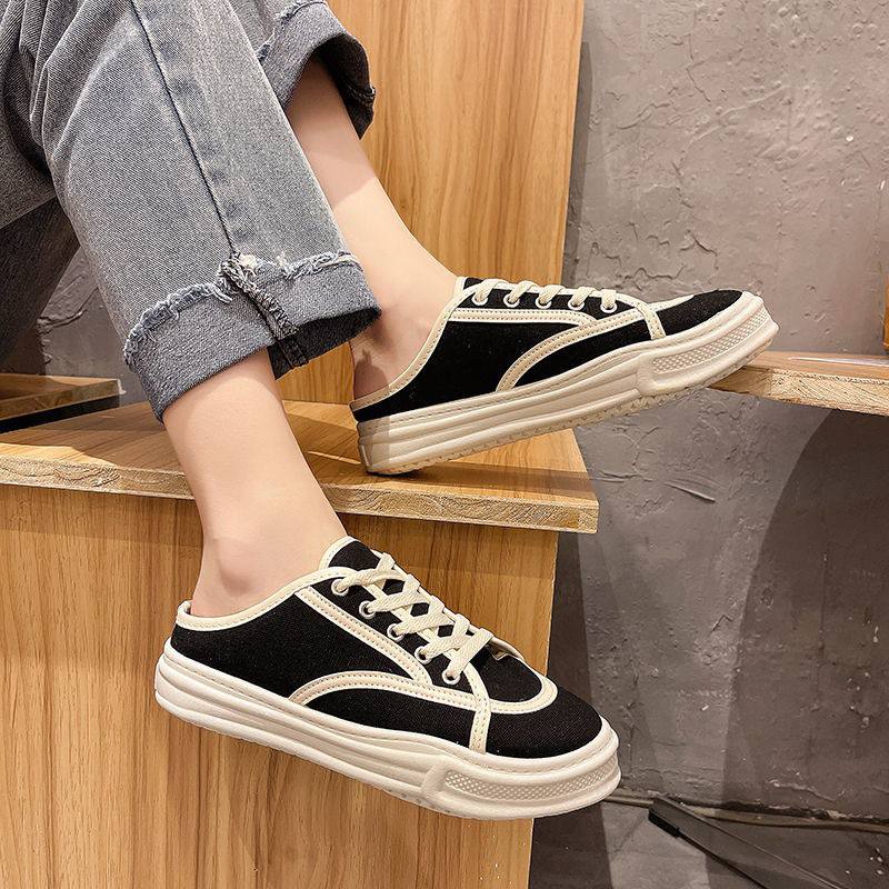 1795 Women Shoes Sepatu Sandal Murah Import Sneakers Kanvas Wanita Kekinian