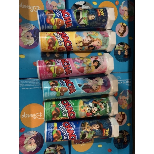 Chacha Jurasic Park Disney Collection 35 g cha cha delfi / CHA CHA MINIS POLICE 37g / Chacha Mini Firehat Limited Edition / Delfi Chacha Minis Tube