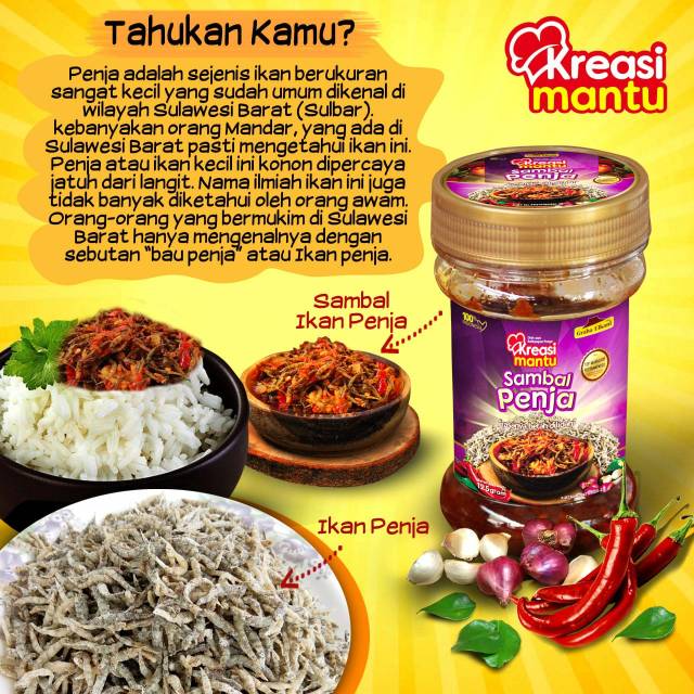 

Sambal ikan teri, Haruan dan Penja