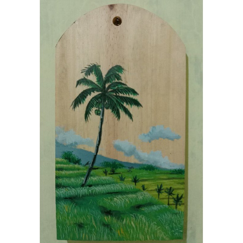 

Telenan lukis. Lukisan di atas talenan. Hand made