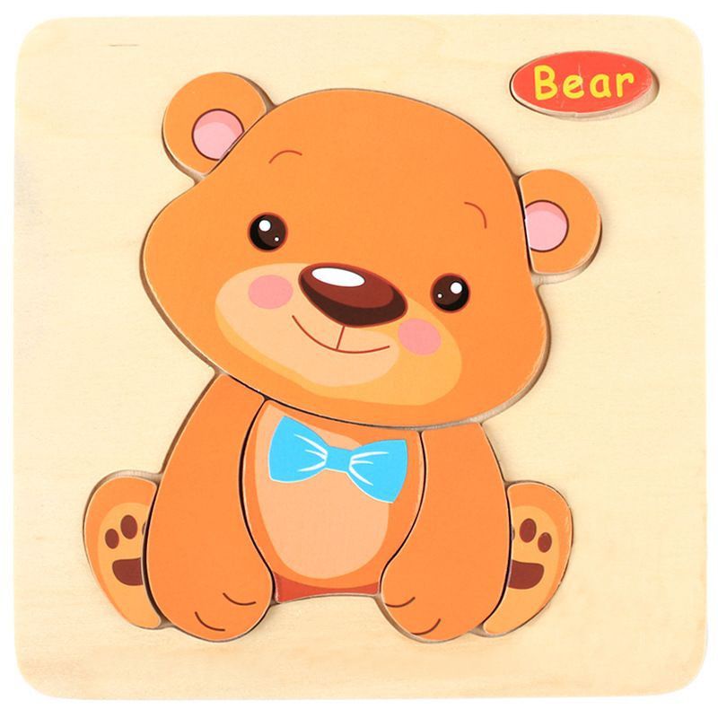Wooden Puzzle, Puzzle Kayu anak, Mainan Edukasi Edukatif  Balita