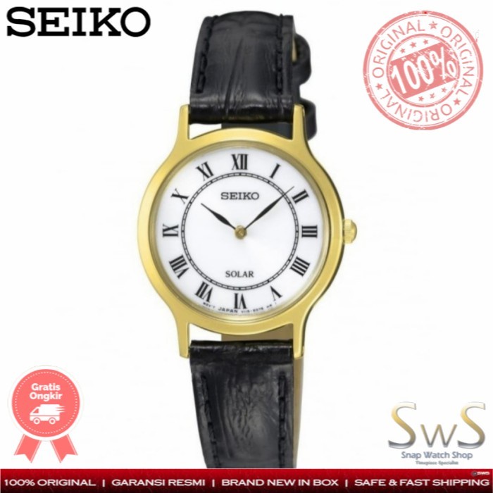 Seiko Solar SUP304 P1 SUP304P1 Original Jam Tangan Wanita